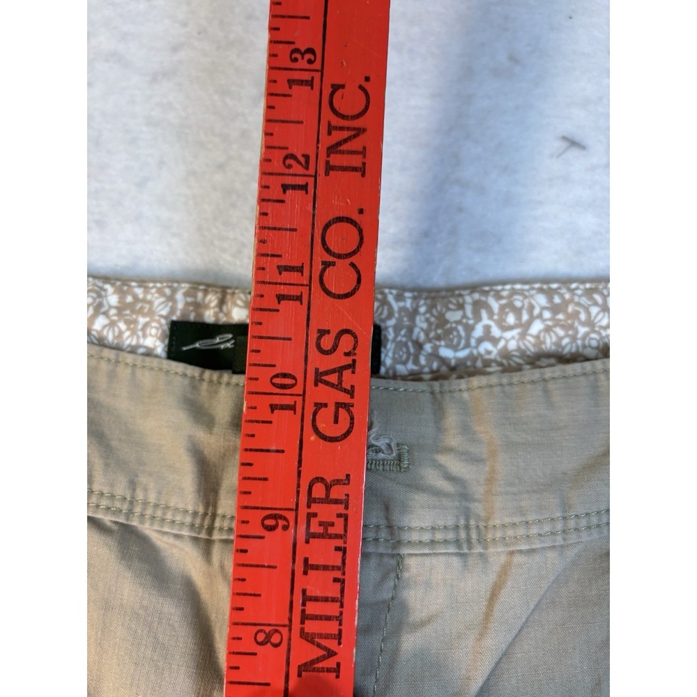 Eddie Bauer Women's Sz 14 (36x11) Khaki Chino Shorts Cotton Outdoor Hiking Trail - Picture 6 of 12